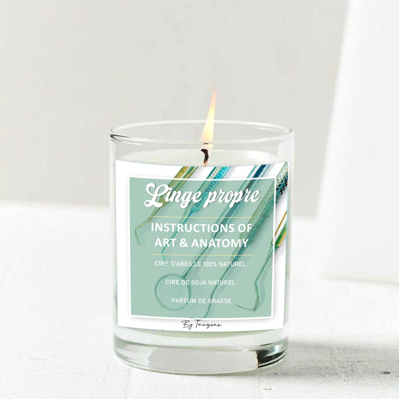 Bougie parfumé thème chirurgie dentaire