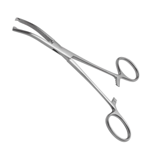 Pince Kocher courbe avec griffe 15cm