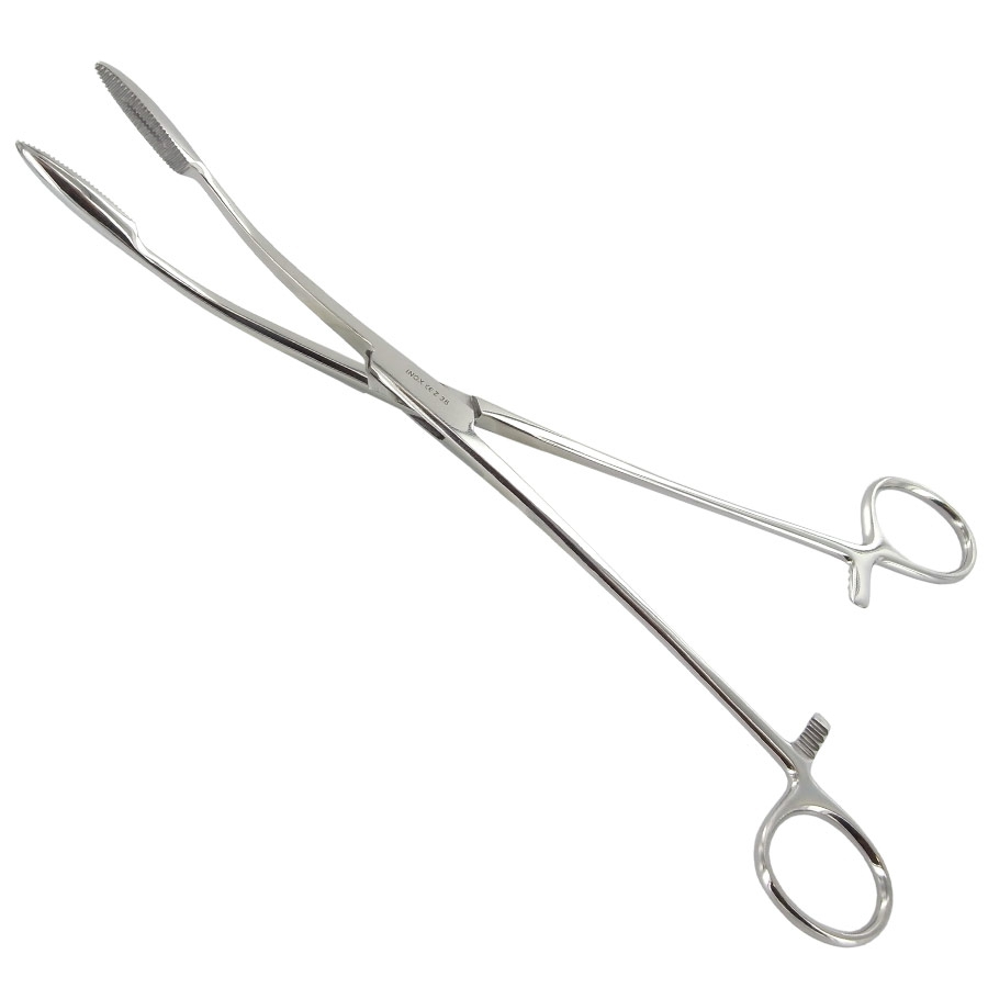 Pince à pansement Longuette courbe 24cm