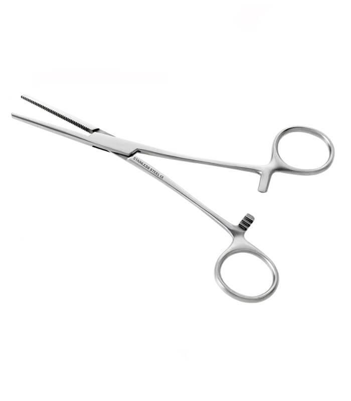 Pince de Halstead droite sans griffes 13cm