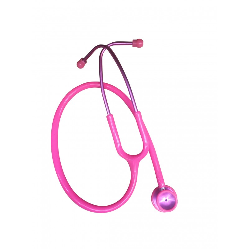 Stéthoscopes pédiatrique Idéal + Holtex pavillon double rose 