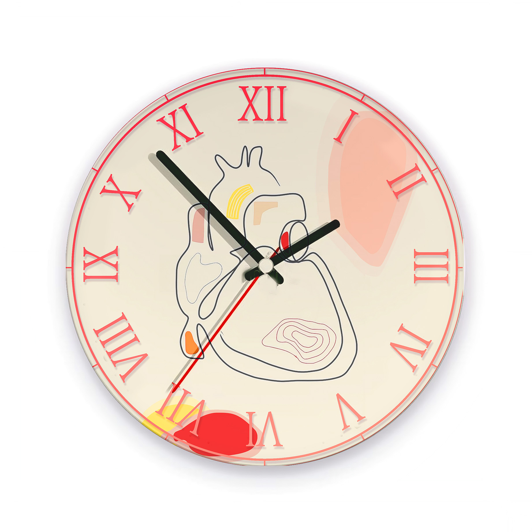 Horloge thème Cardiologie 