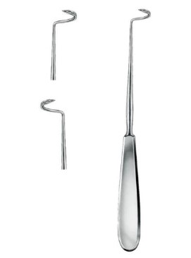 AIGUILLE DESCHAMPS 20 CM POINTUE A GAUCHE