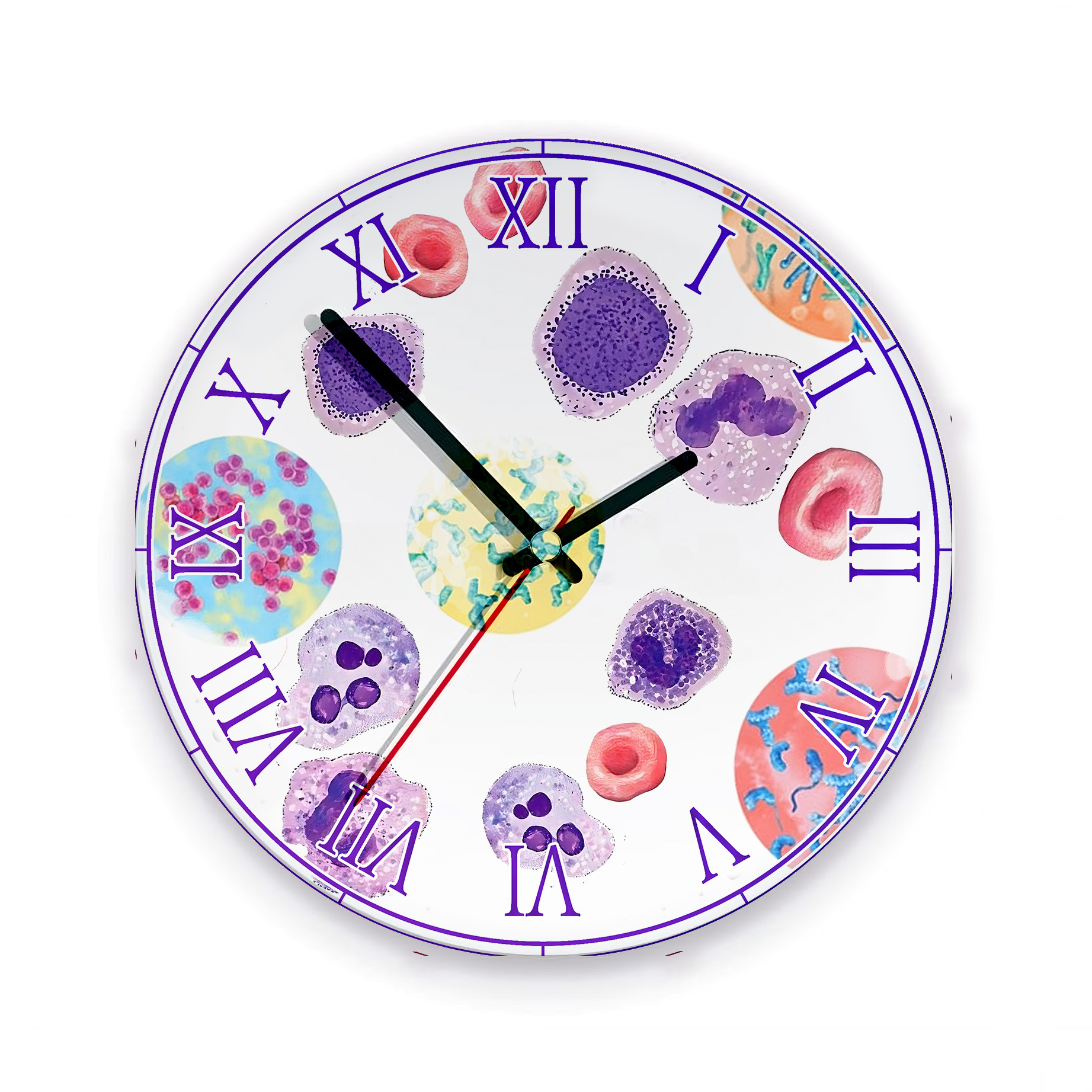 Horloge thème Laboratoire