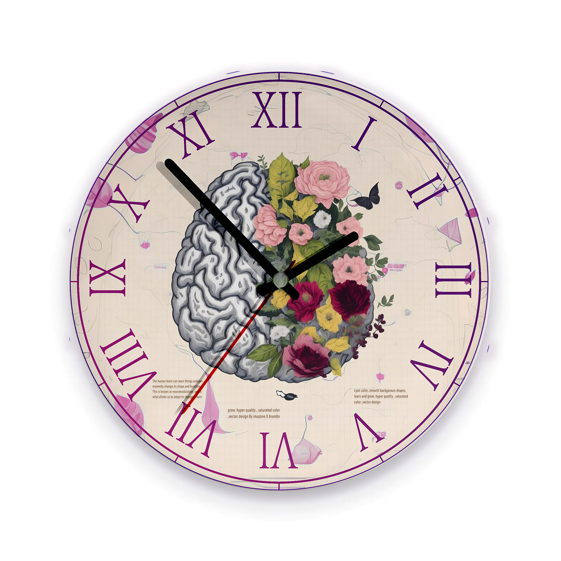 Horloge thème Neurologie 