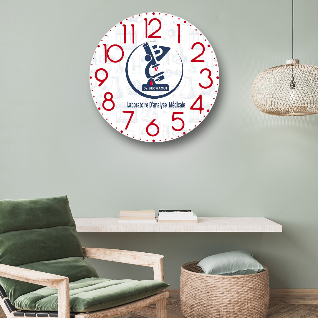 Horloge thème Laboratoire