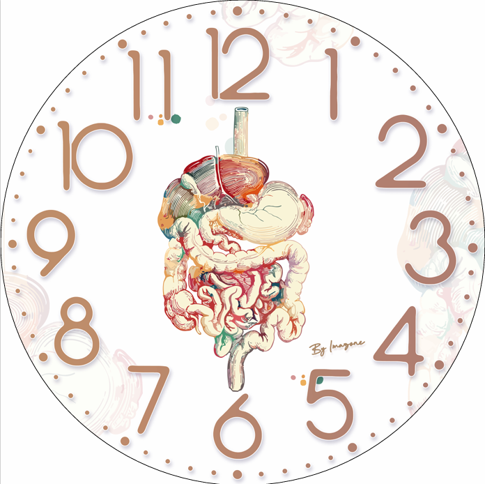 Horloge thème Gastrologie 