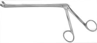 Pince Emporte-pièces Spurling mors 4 x 10 mm 18 cm courbe en haut