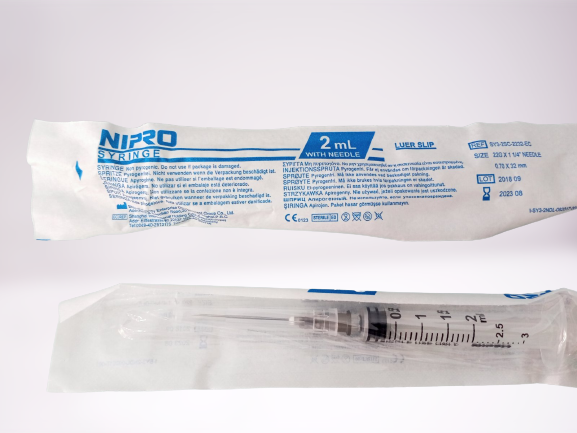 seringue 2.5 ml G22 NIPRO 